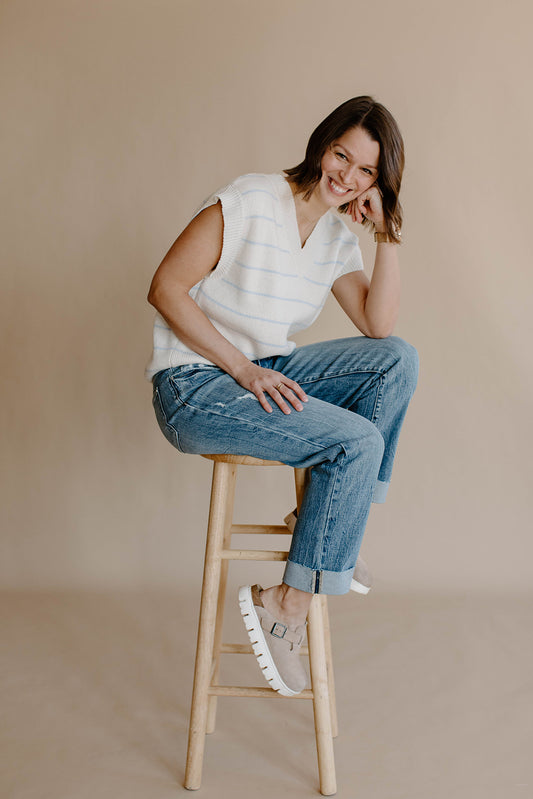 Helena High Rise Comfort Cuffed Jean