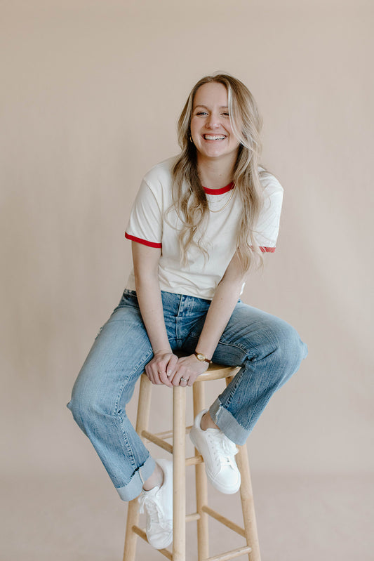 Raquel Everyday Basic Ringer Tee