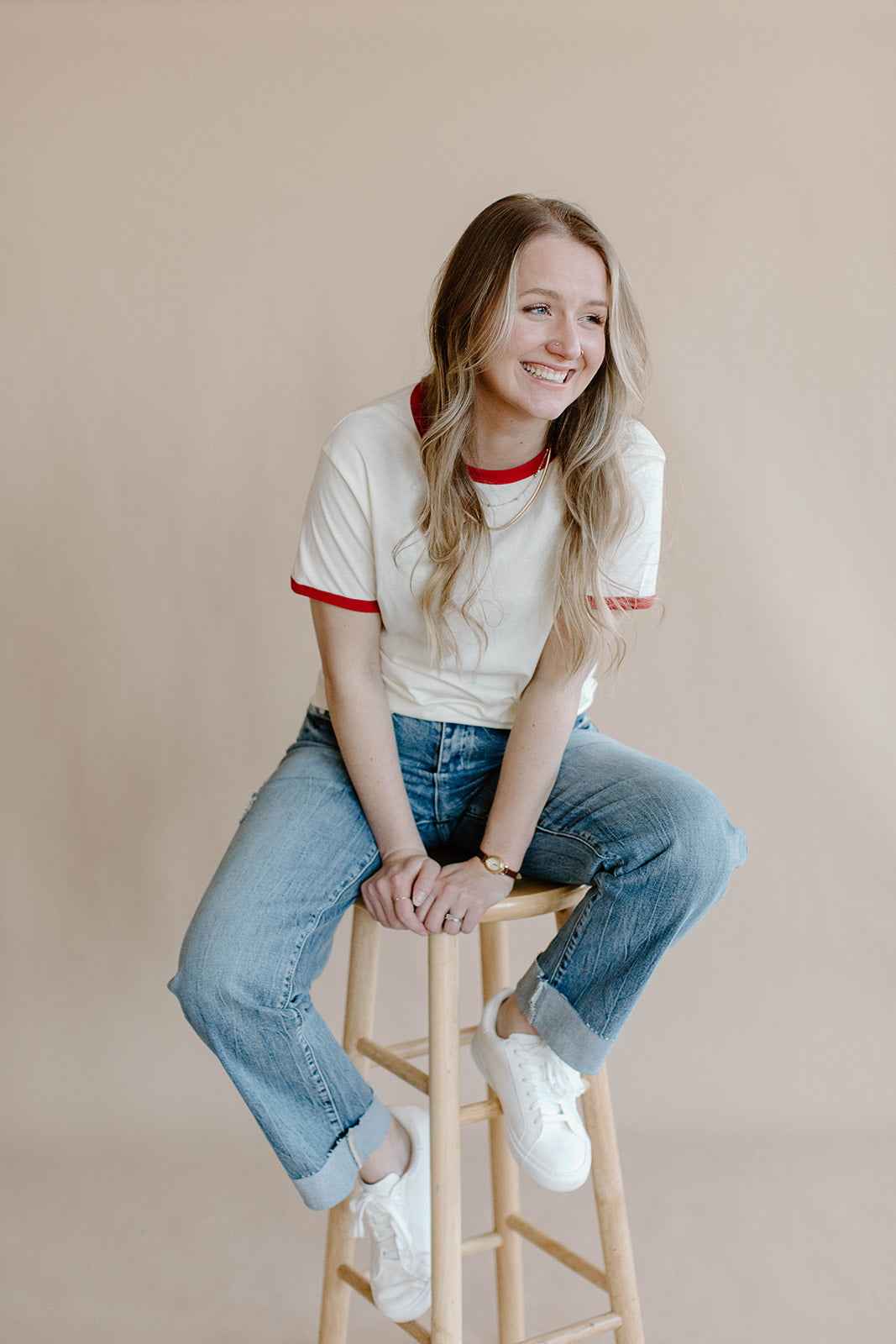 Raquel Everyday Basic Ringer Tee