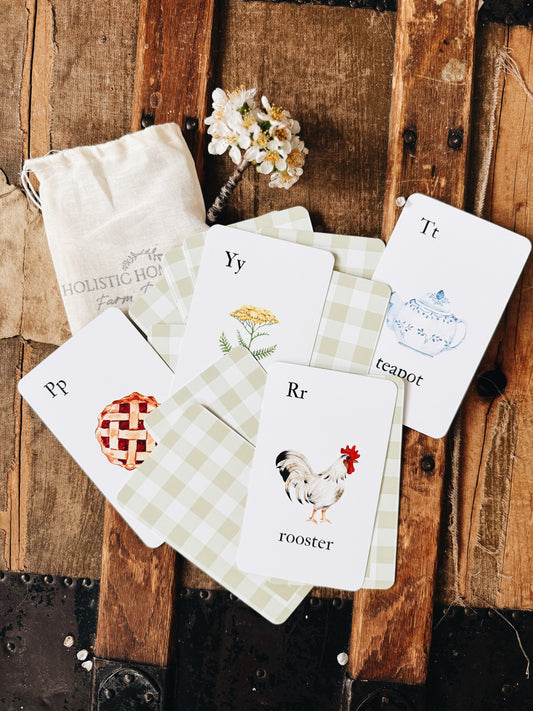 Homestead Alphabet Flash Cards
